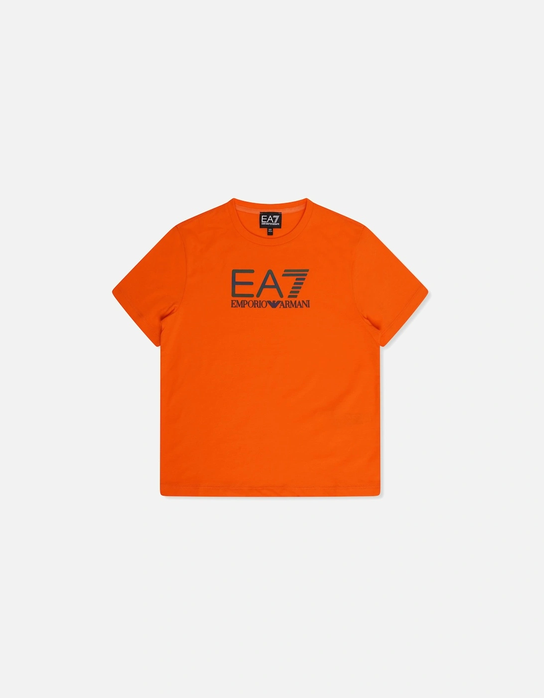 Youths Large Logo T-Shirt (Orange), 3 of 2