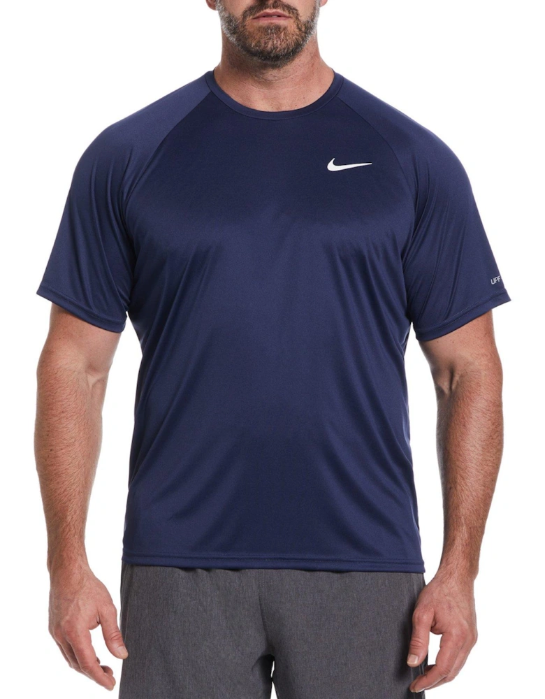 Men's Essential Hydro Short Sleeve Hydroguard Plus-navy