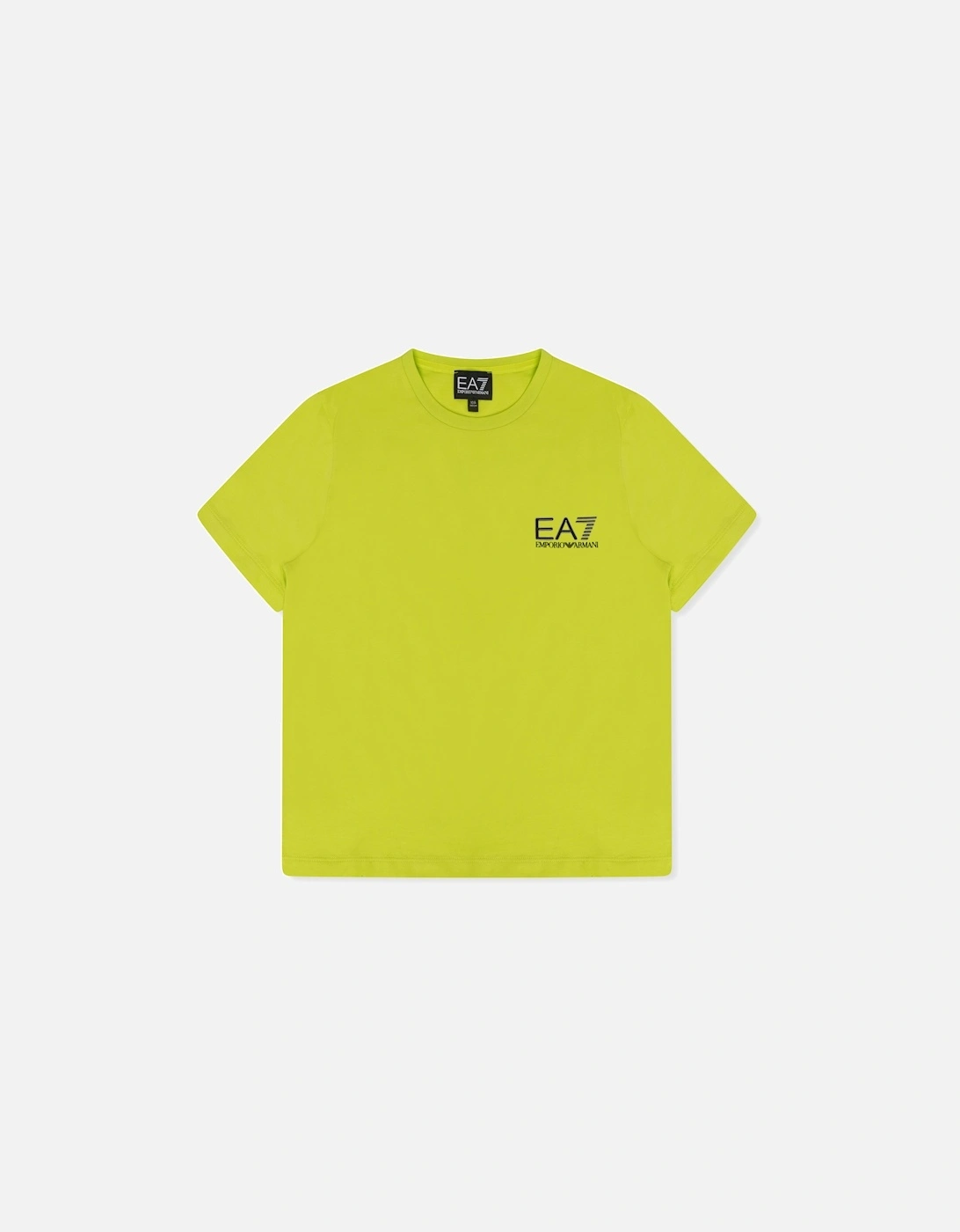 Youths Small Logo T-Shirt (Lime), 3 of 2