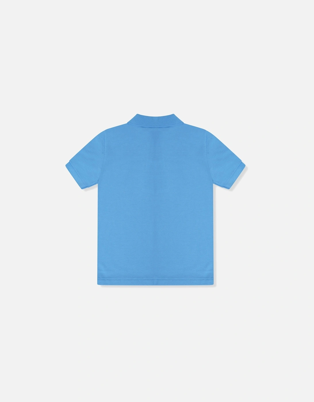 Kids Plain Polo Shirt (Bright Blue)