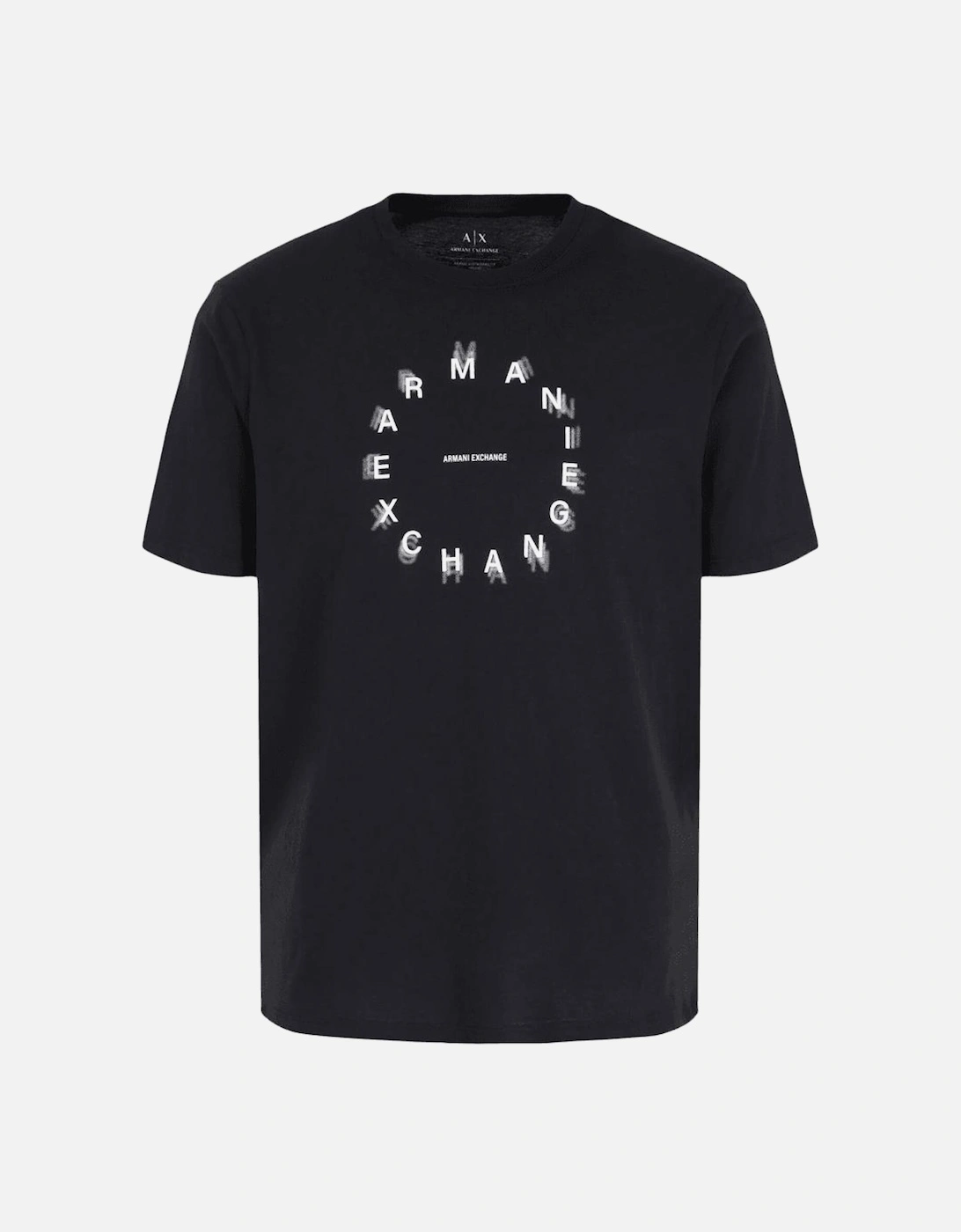 Regular Fit Shadow Logo Black T-Shirt, 3 of 2