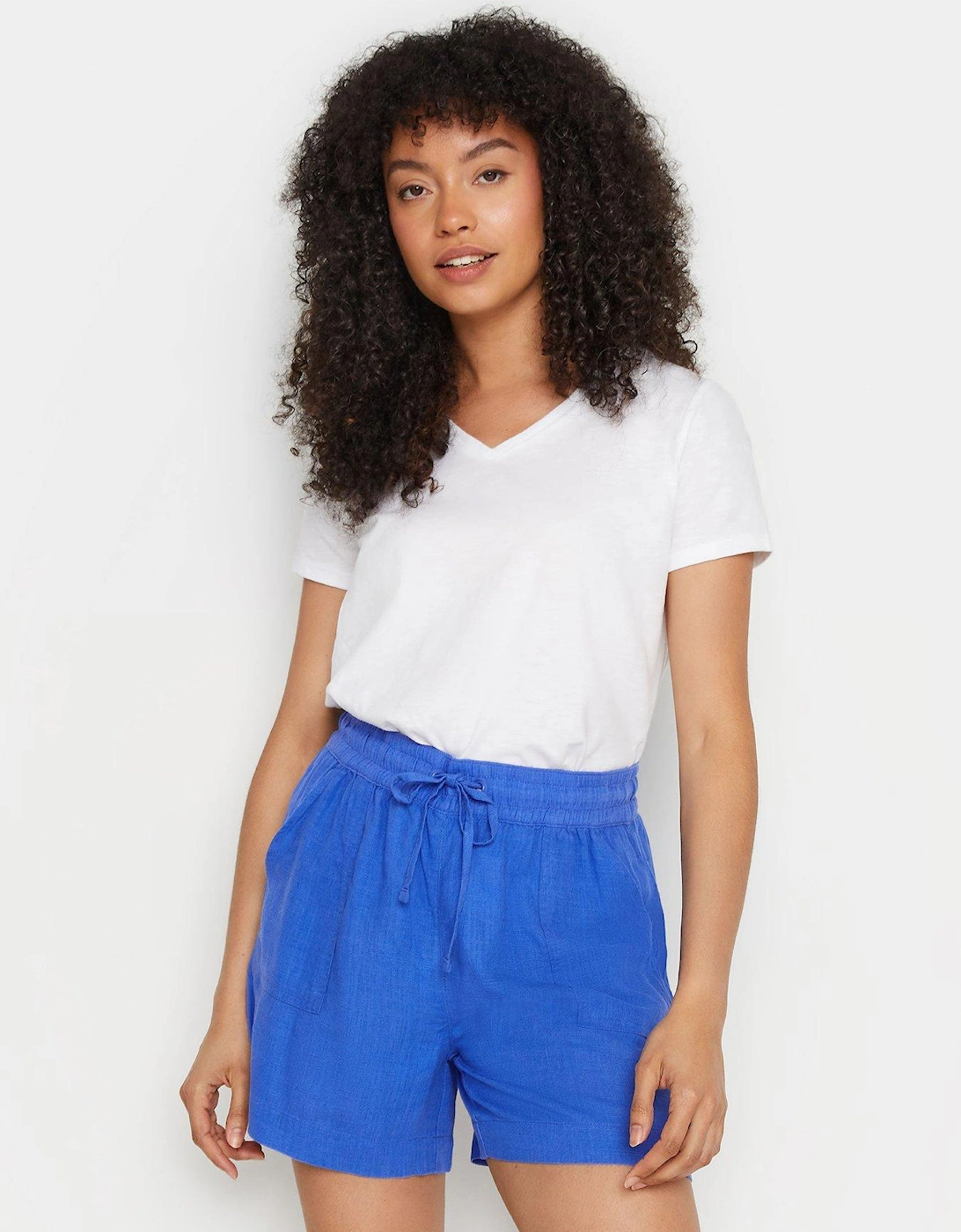 Blue Linen Shorts, 2 of 1