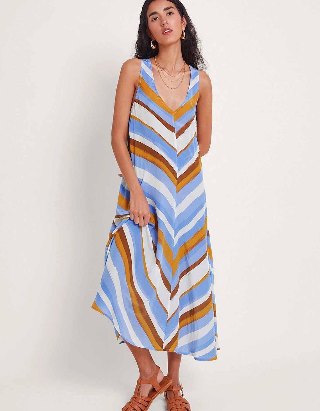 Byrdie Stripe Dress, 2 of 1