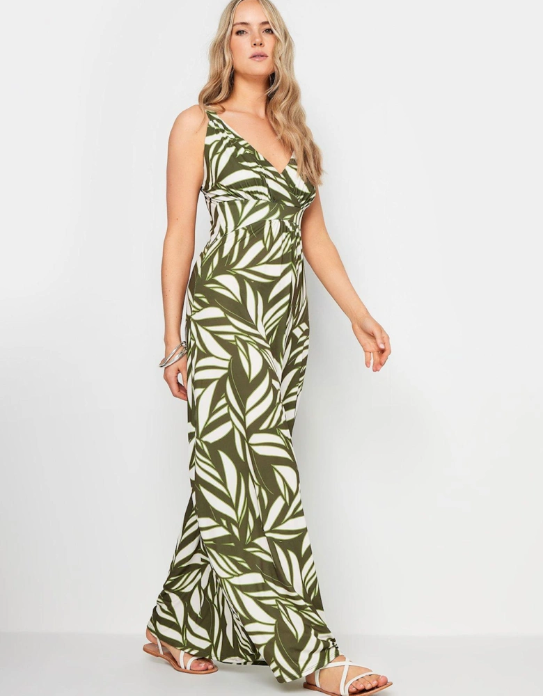 Tall Olive Leaf Ity Maxi Dress