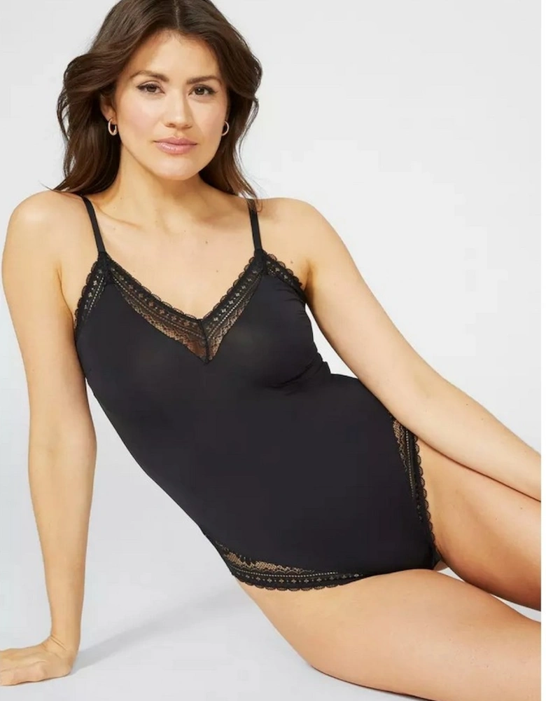 Womens/Ladies Lace Recycled Bodysuit