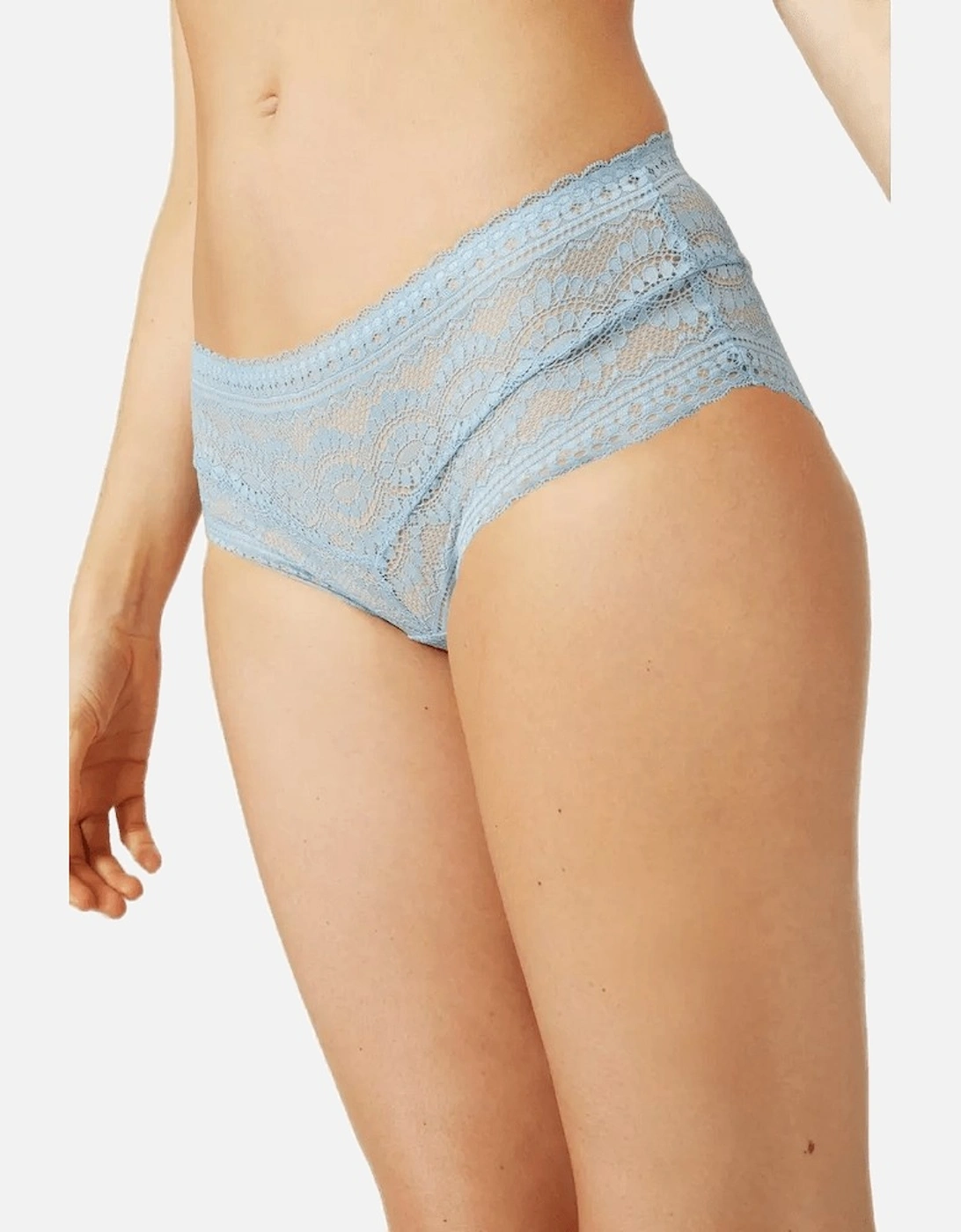 Womens/Ladies Lace Recycled Knickers, 6 of 5