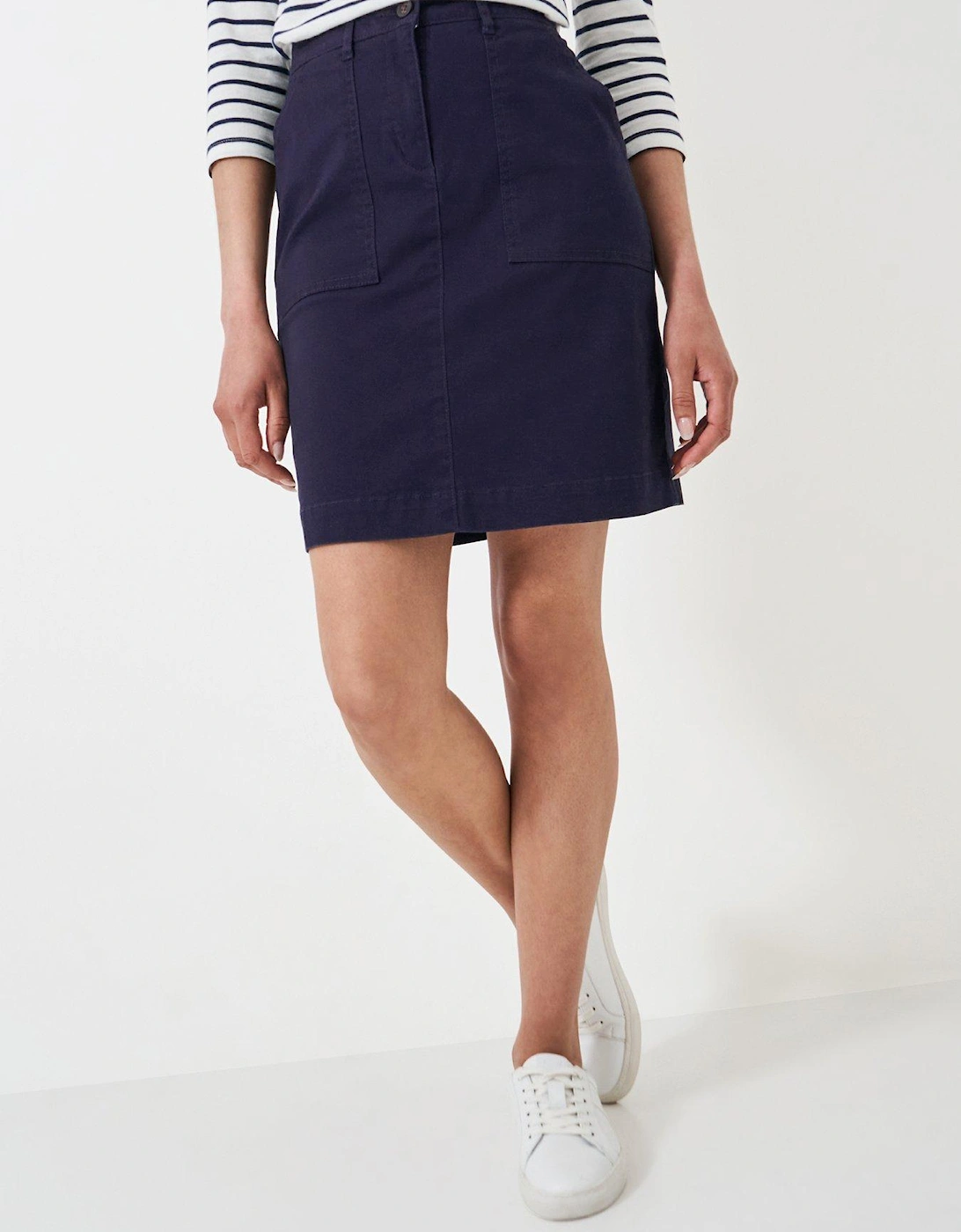 Chino Skirt - Navy, 2 of 1