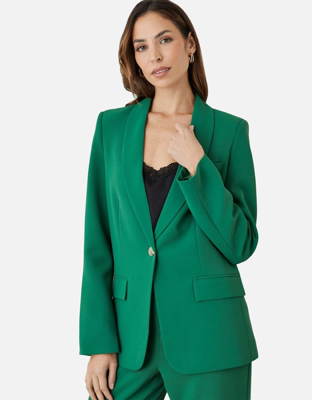 Womens/Ladies Single-Breasted Oversized Blazer, 5 of 4