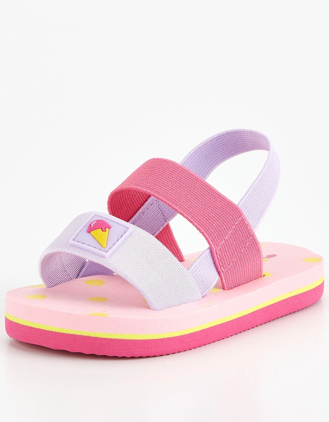 Girls Ice Cream EVA Elastic Sandal - Pink, 6 of 5