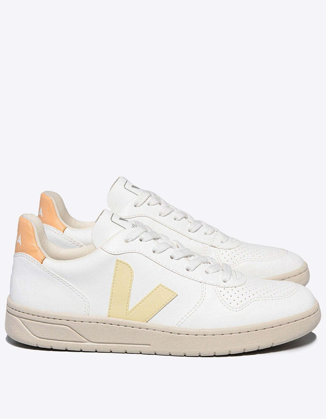 Women's V-10 Trainers - White/Yellow, 2 of 1