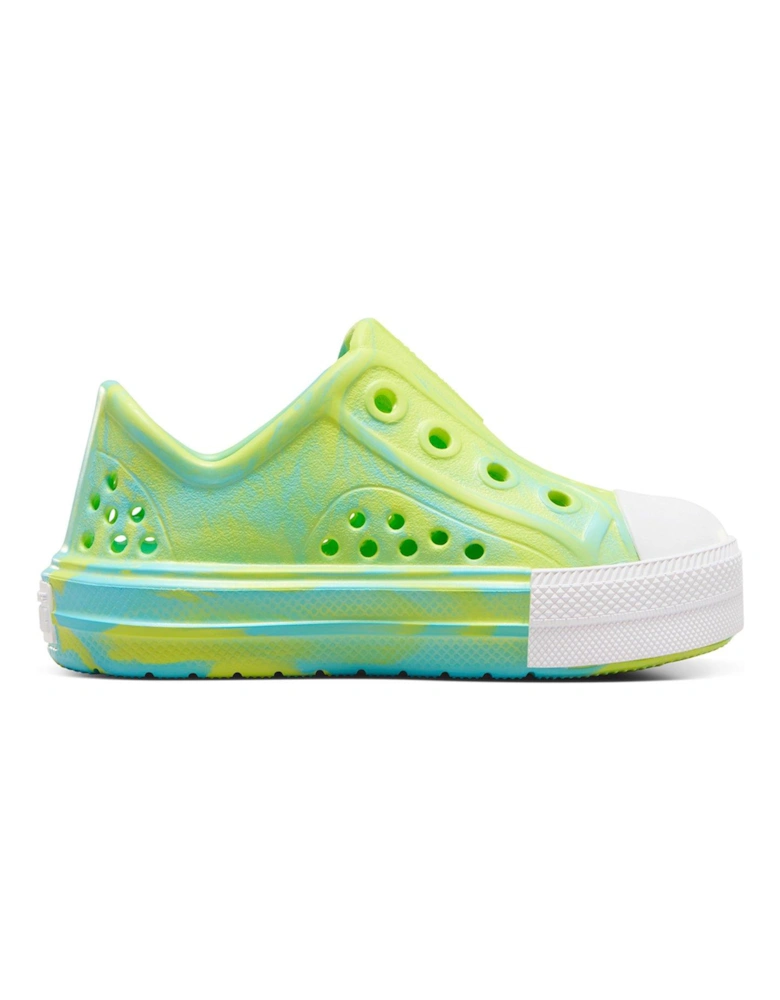 Infant Girls Play Lite Cx Hyper Brights Slip Trainers - Turquoise