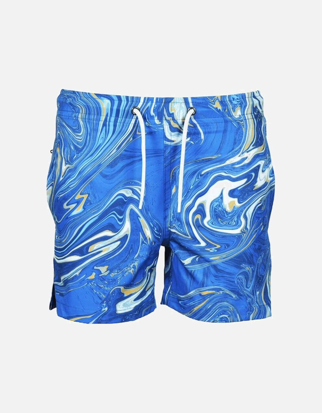 Boys Oil Blue Swimming Shorts, 7 of 6