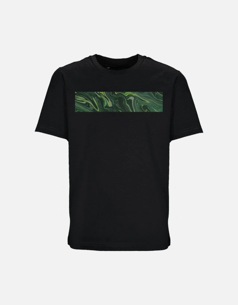 Boys Oil Green Bar T-Shirt
