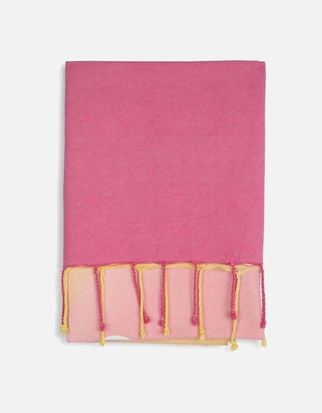 Girls Pink Tie Dye Logo Beach Towel