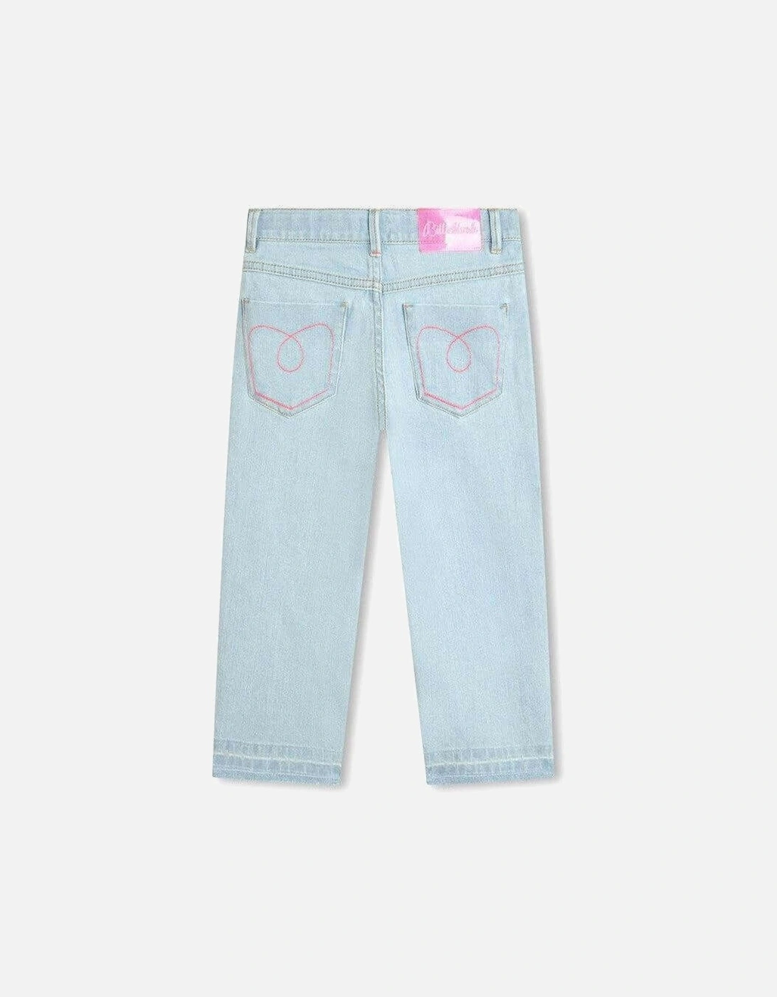 Girls Denim Sequin Jeans