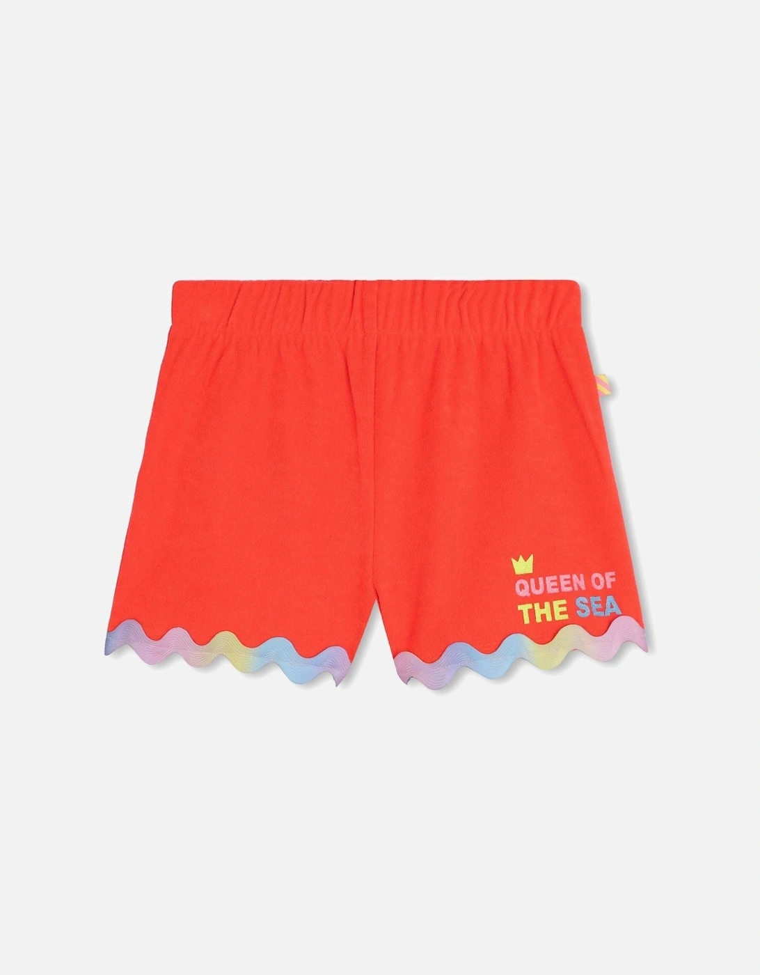 Girls Orange Queen Of The Sea Shorts, 3 of 2