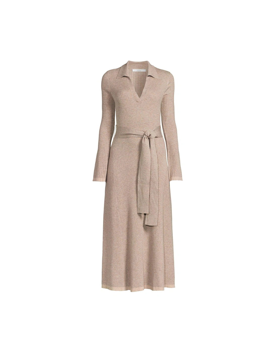 Premium Knitted Midi Dress - Camel 