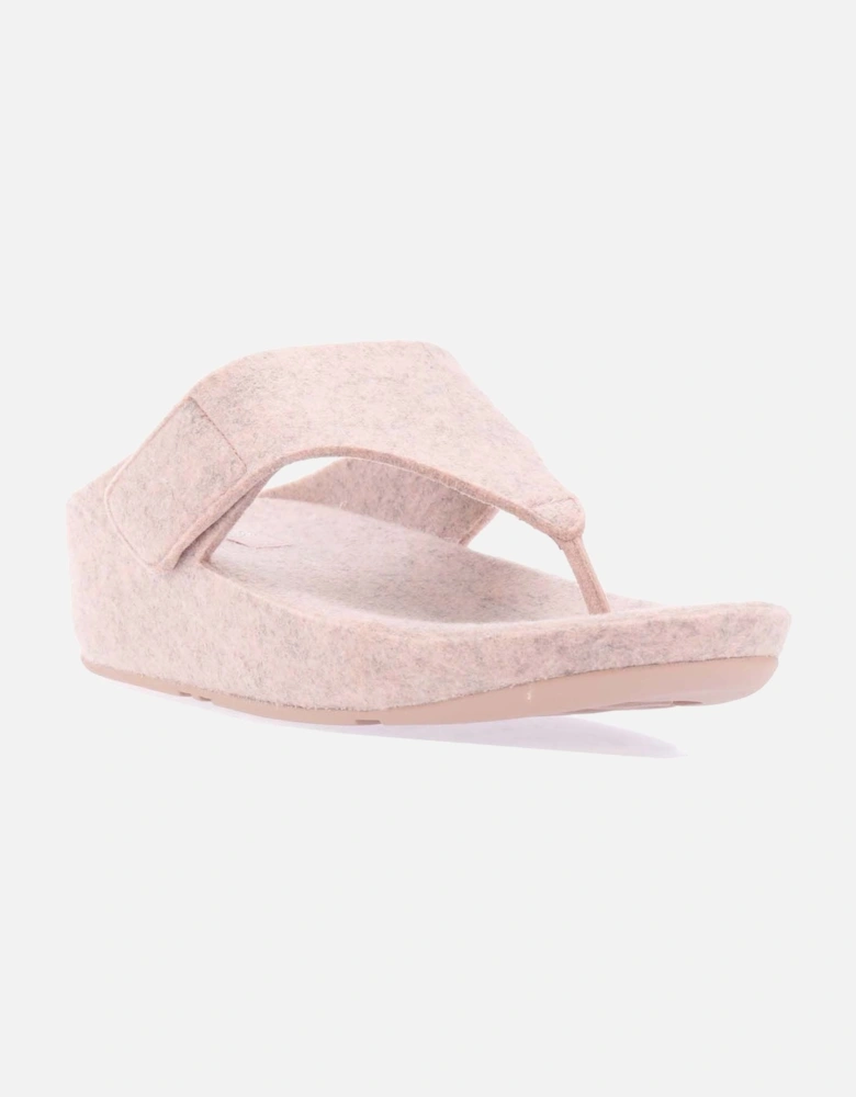 Womens Shuv e01 Adjustable Felt Toe-Post Sandals