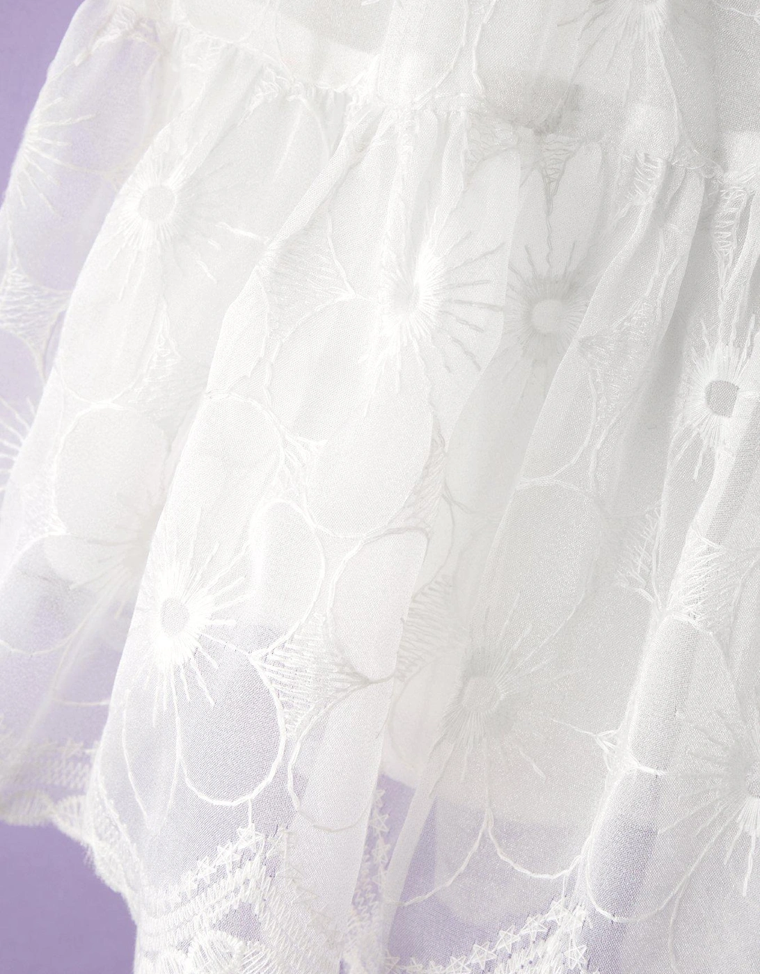 White Organza Dress