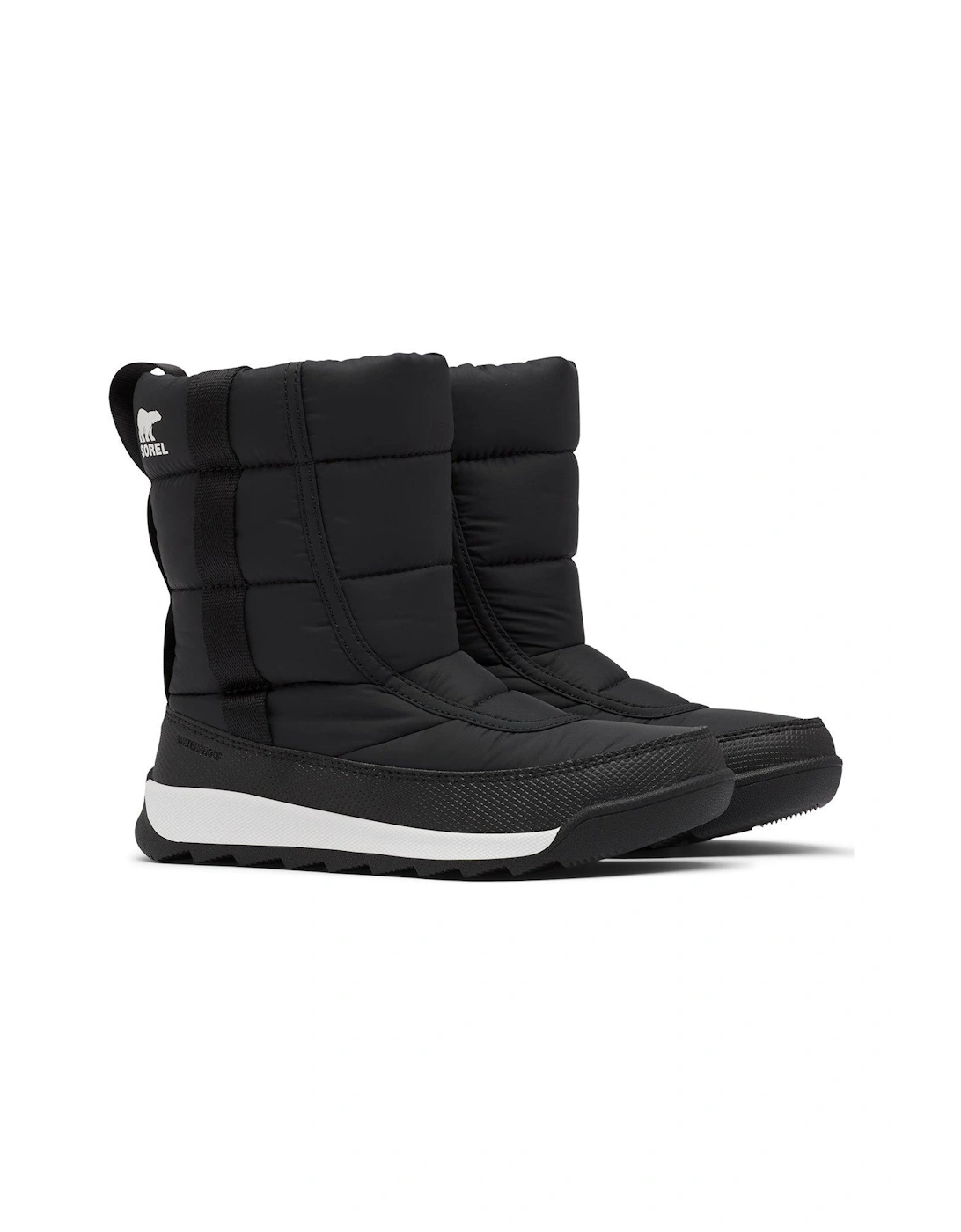 Younger Kids Whitney II Puffy Mid Waterproof Boot - Black