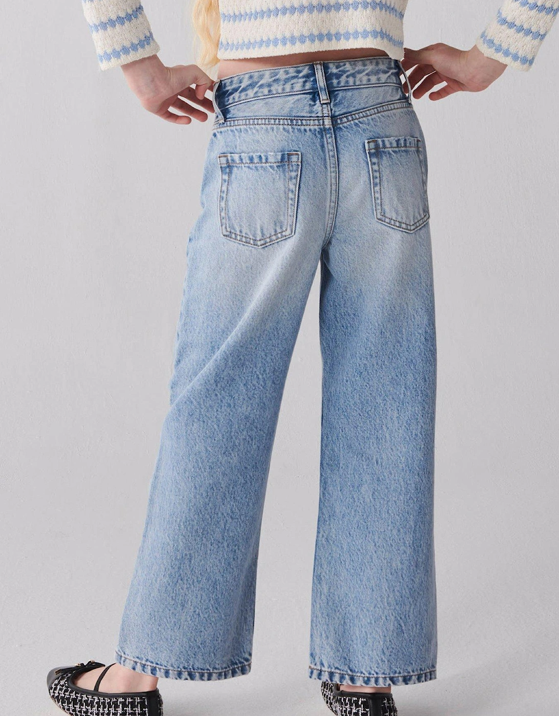 Girls Straight Fit Jeans - Blue