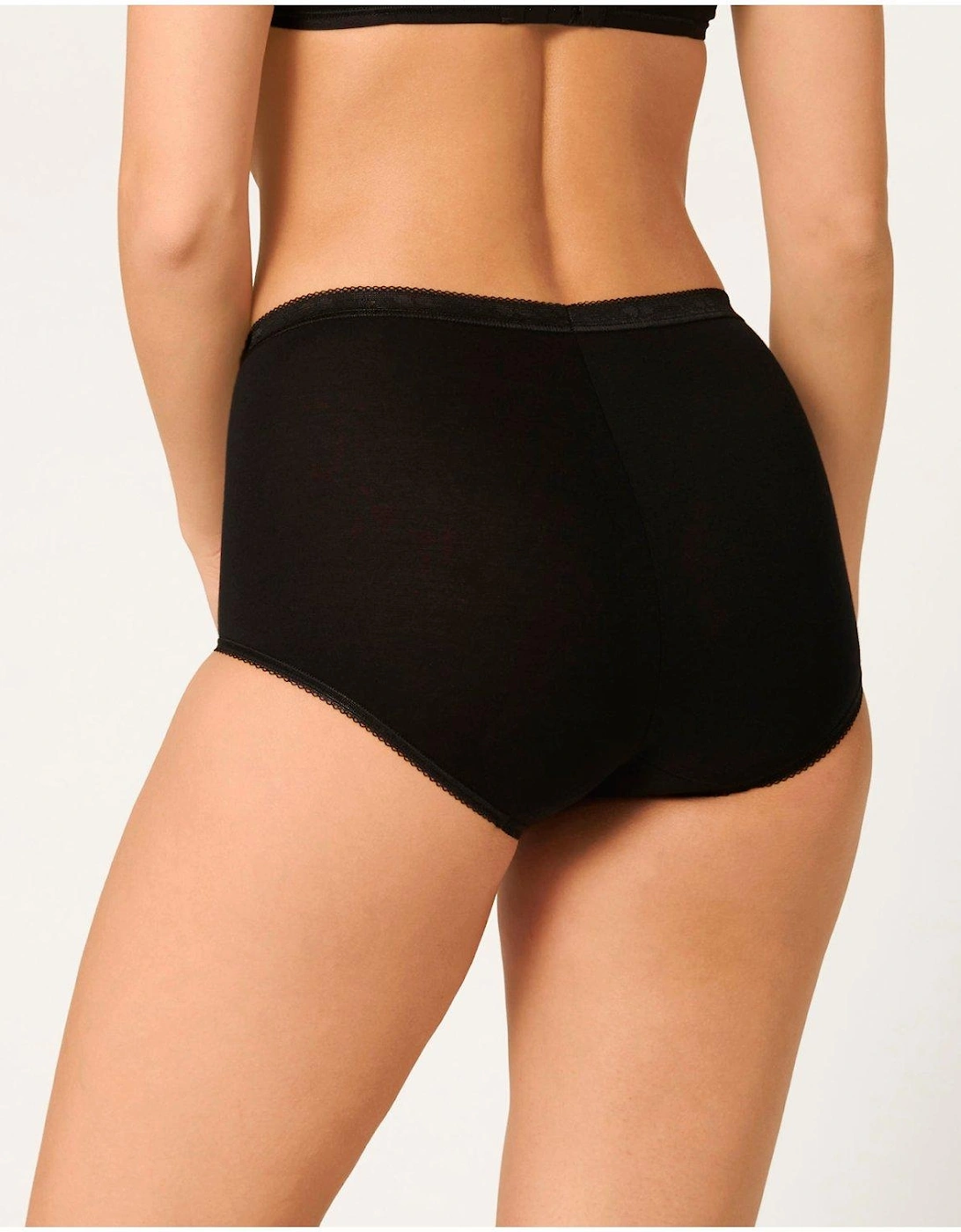 Pk 3 Maxi Briefs - Black