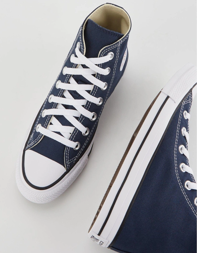 Unisex Hi Top Trainers - Navy