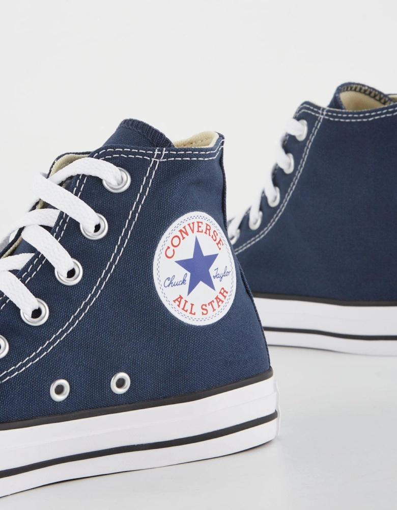 Unisex Hi Top Trainers - Navy