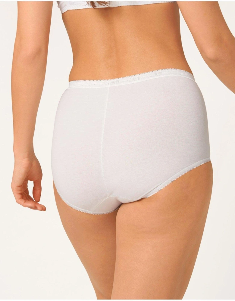 3 Pack Maxi Briefs - White