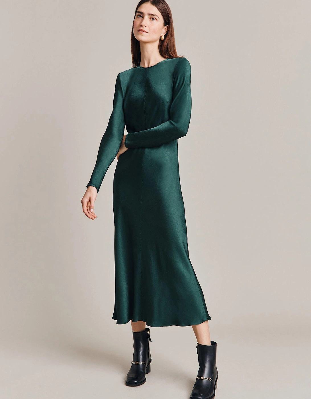 Mari Dress -Dark Green