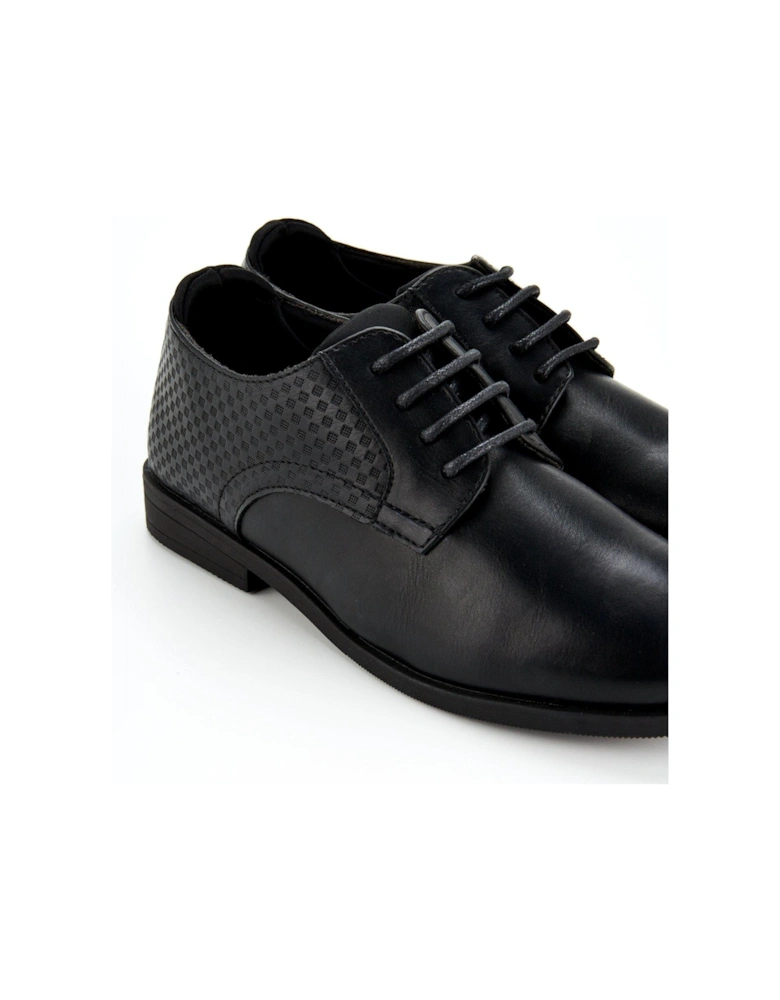 Boys Embossed Shoes - Black