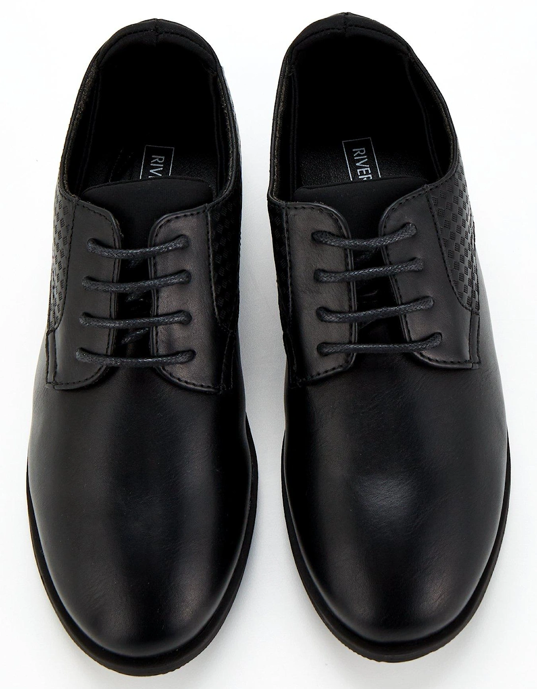 Boys Embossed Shoes - Black