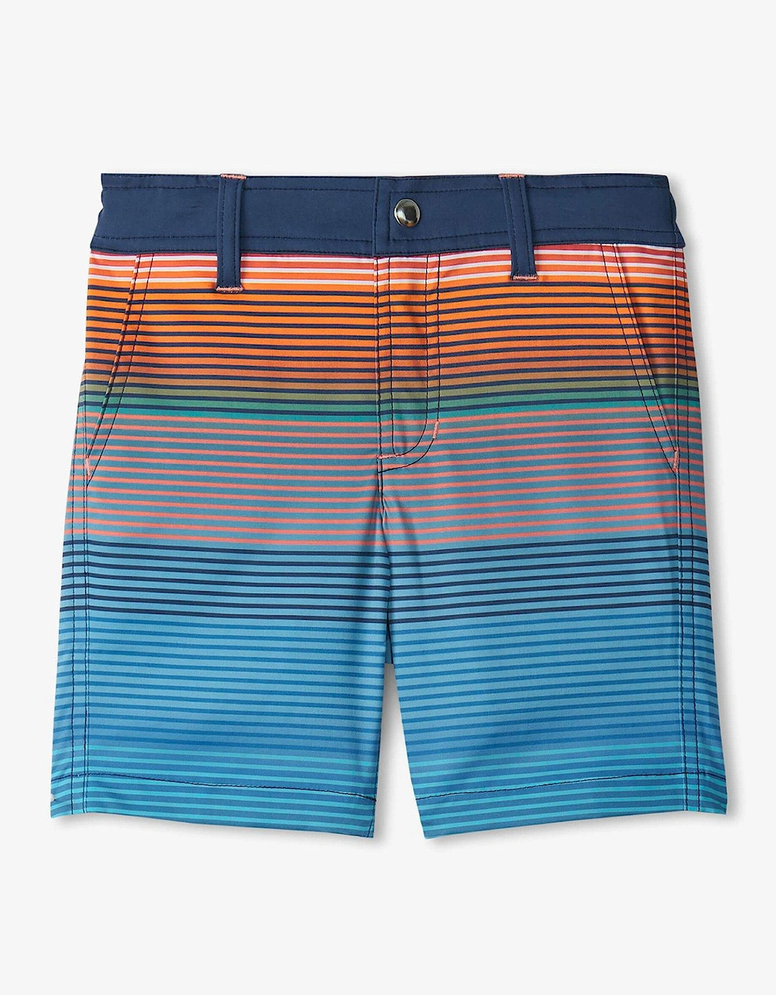 Boys Sunset Gradient Quick Dry Shorts - Peacoat, 6 of 5