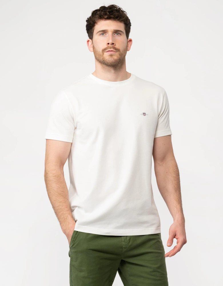 Mens Slim Pique Short Sleeve T-Shirt