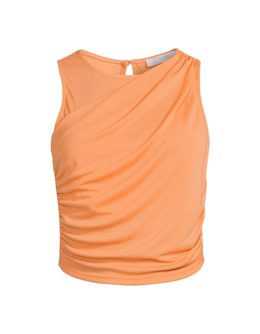 Ruched Co Ord Top - Orange