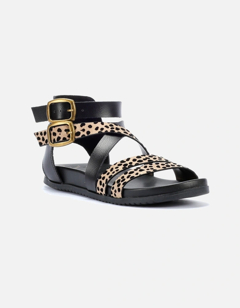 Candie Women's Leopard Sandals