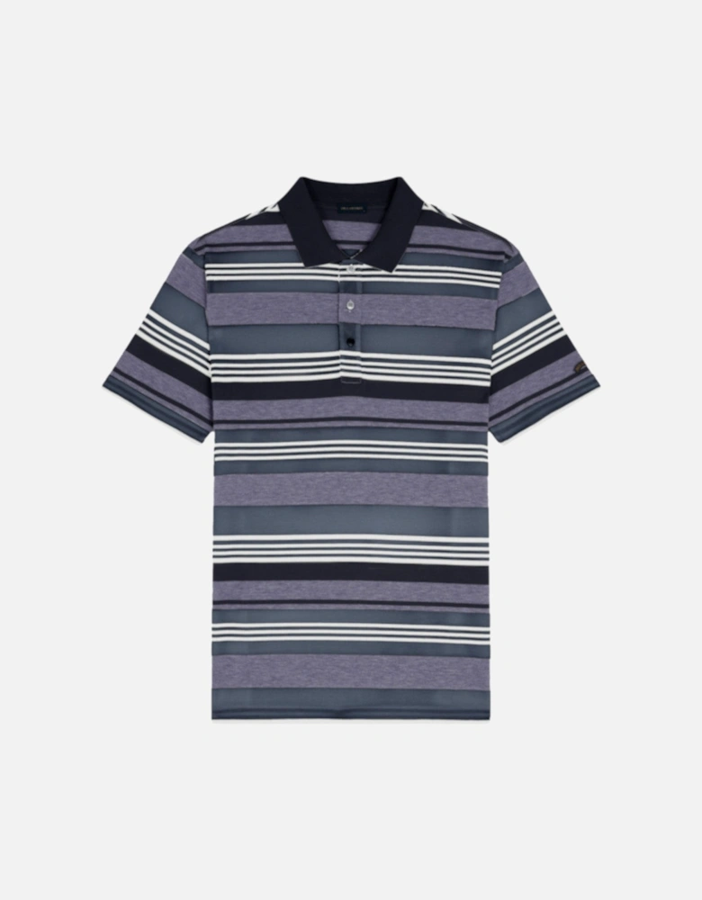 Cotton Pique Polo Shirt 165 Navy