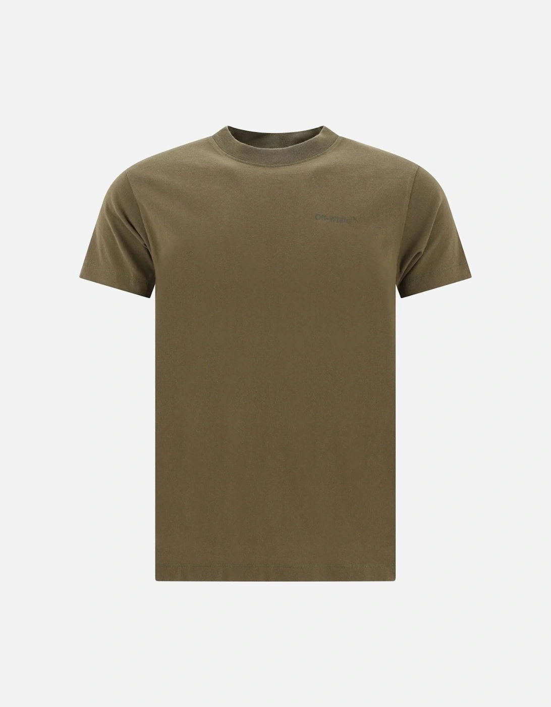 Diag Tab Slim Fit Army Green T-Shirt, 4 of 3