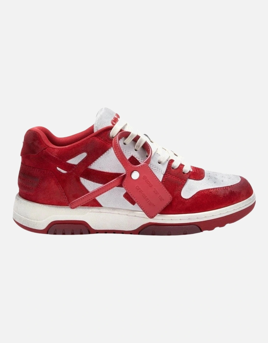 Out Of Office Vintage Red Suede Leather Sneakers, 4 of 3