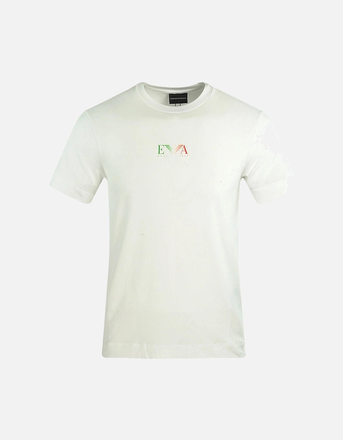 EA Italian Flag Logo White T-Shirt, 3 of 2