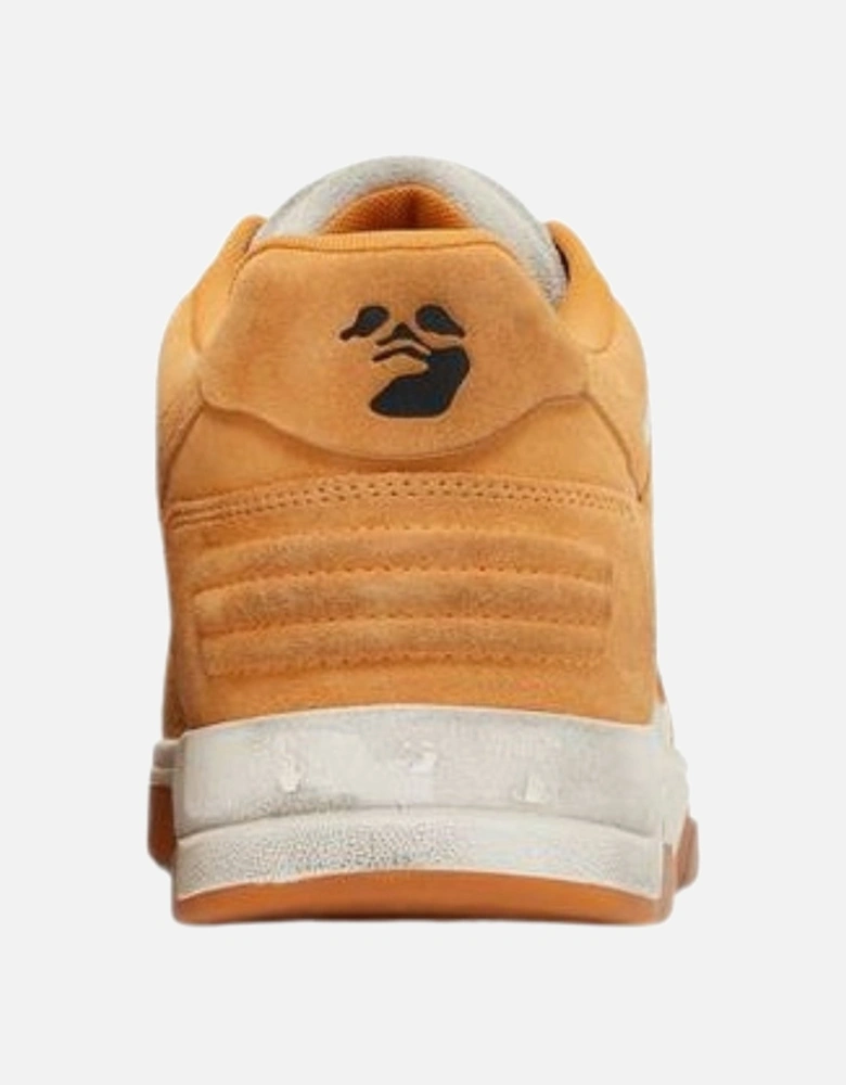 Out Of Office Vintage Orange Suede Leather Sneakers