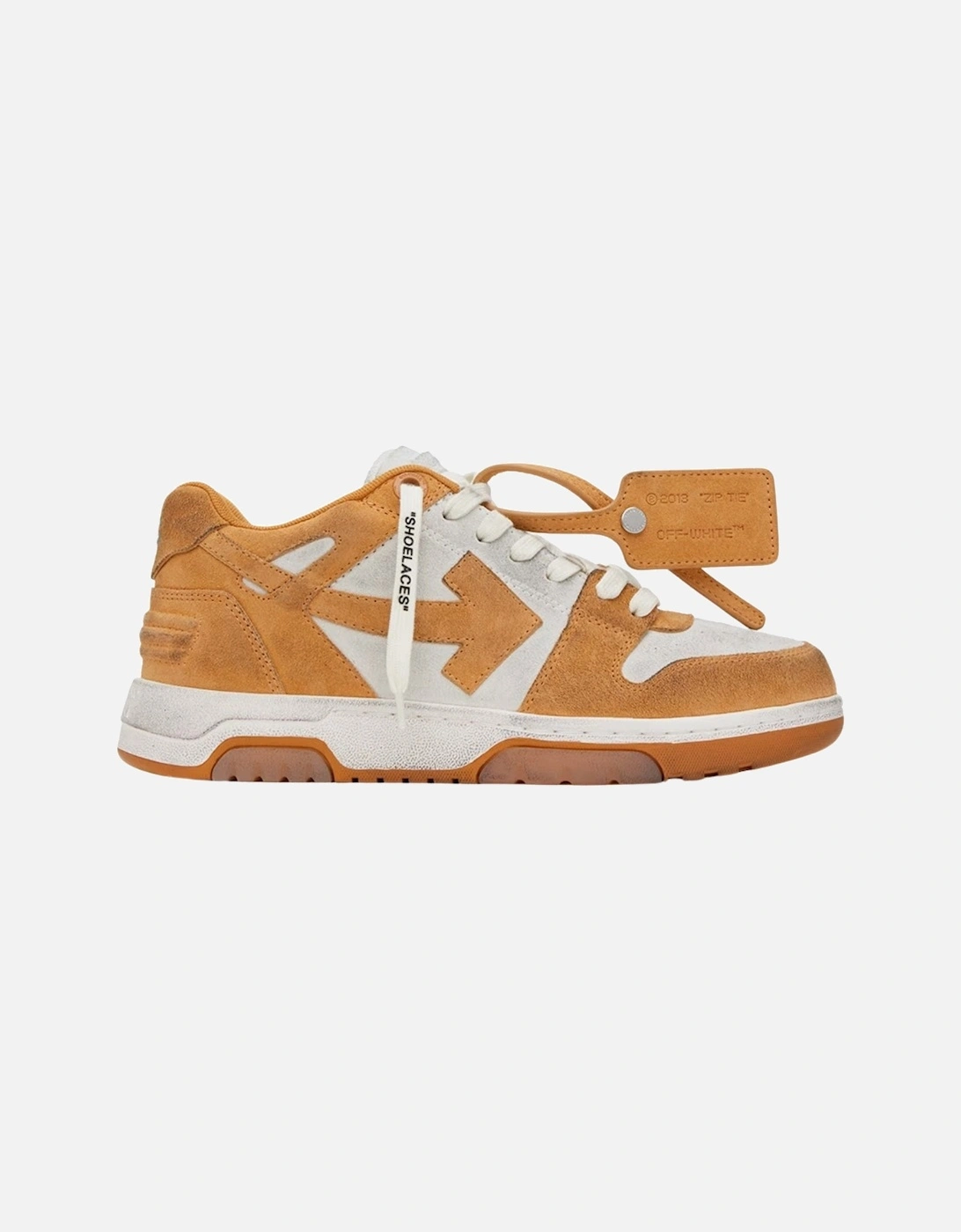 Out Of Office Vintage Orange Suede Leather Sneakers, 4 of 3