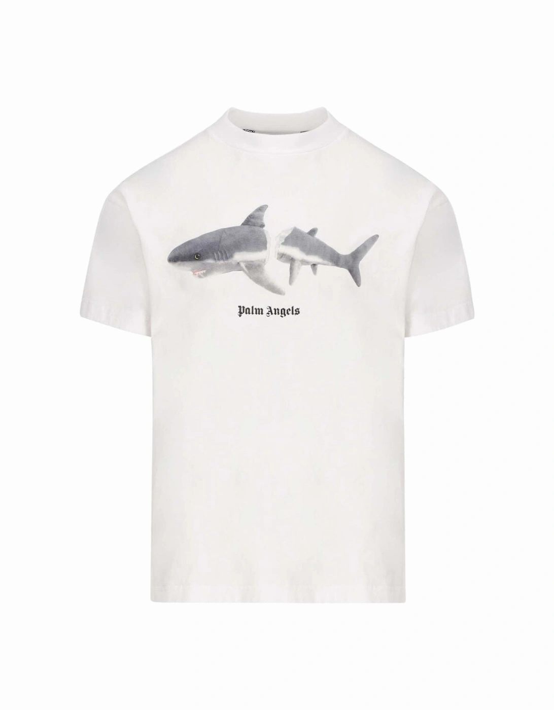 Classic Shark Design White T-Shirt, 3 of 2