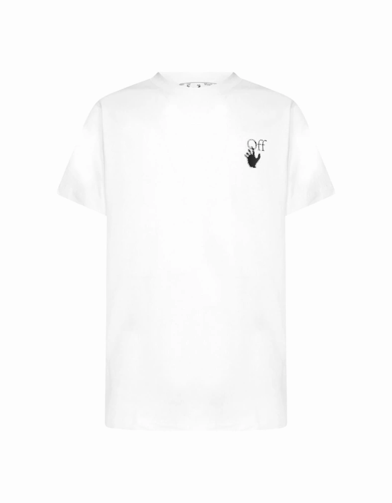 Degrade Multi Colour Arrow White T-Shirt