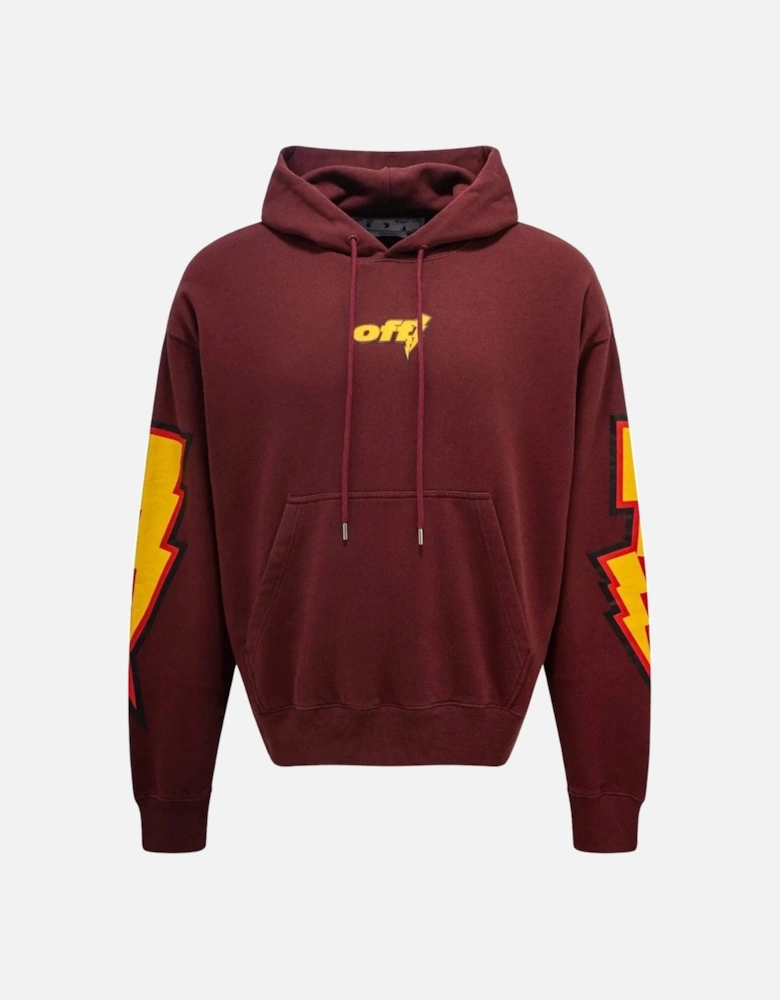 Thunder Stable Skate Fit Burgundy Hoodie