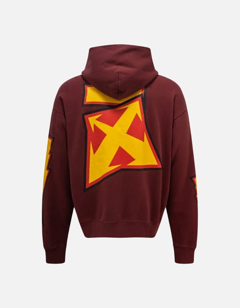 Thunder Stable Skate Fit Burgundy Hoodie