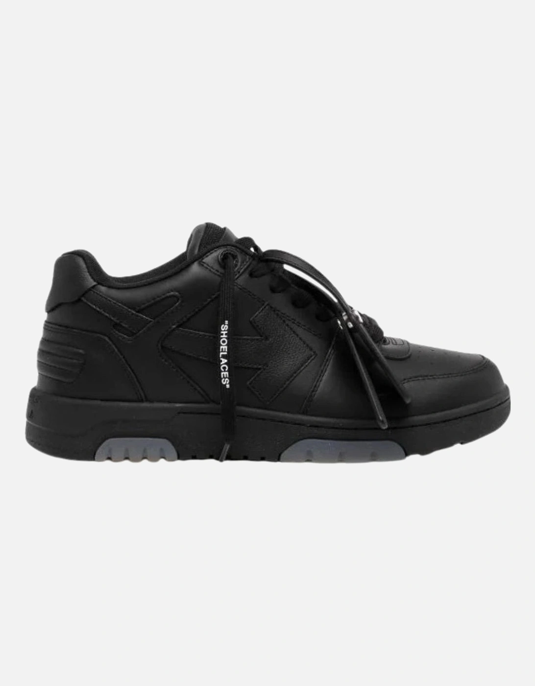 Out Of Office All Black Leather Sneakers, 4 of 3