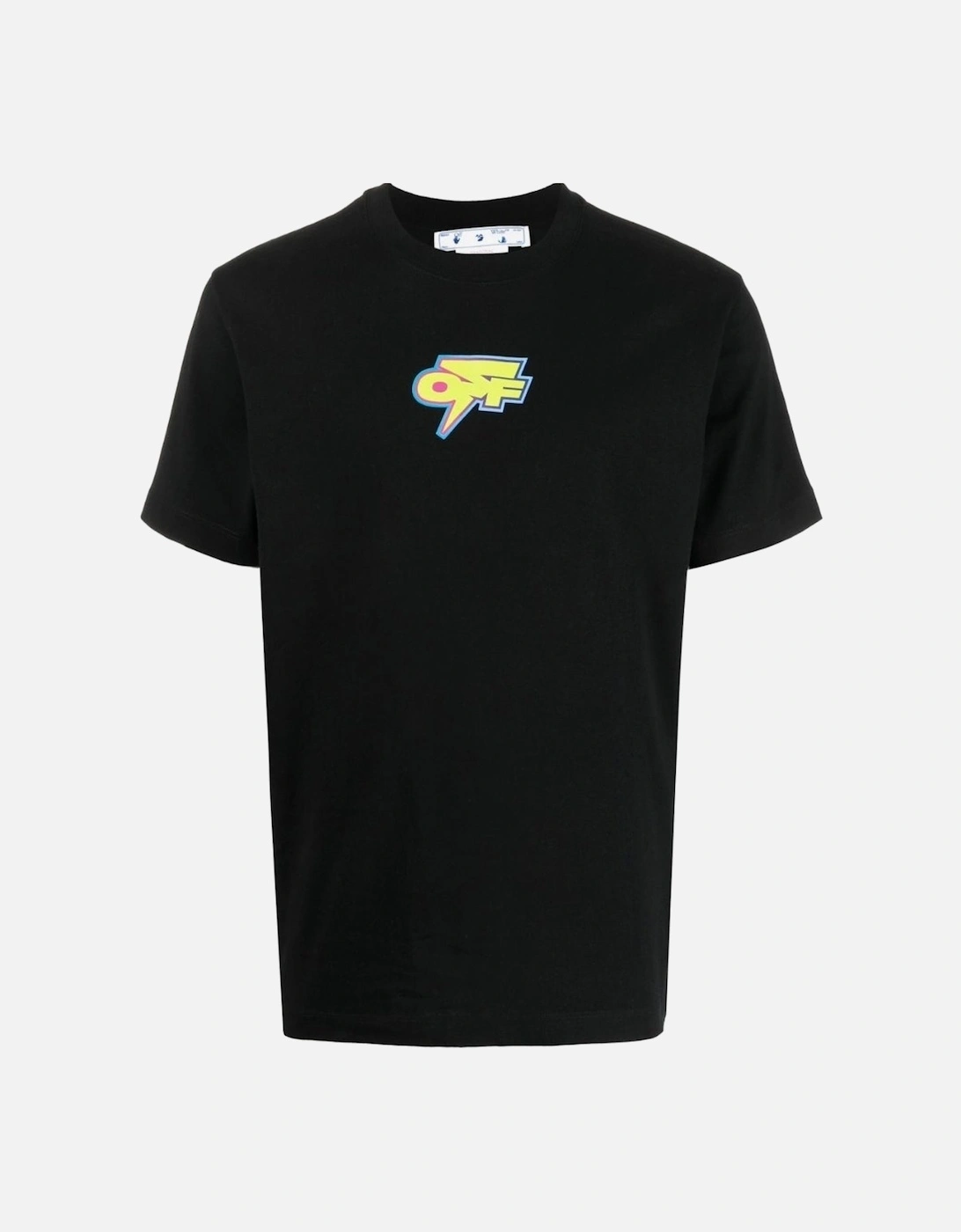 Degrade Thunder Logo Slim Fit Black T-Shirt, 3 of 2