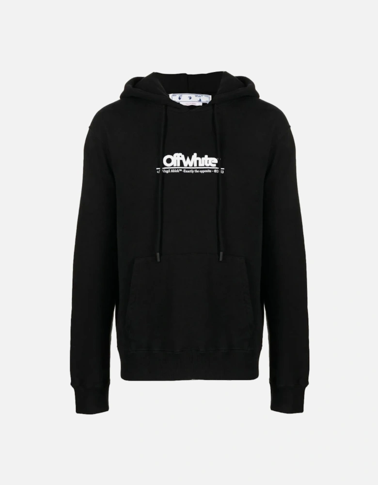 Off White Chunky Logo Slim Fit Black Hoodie