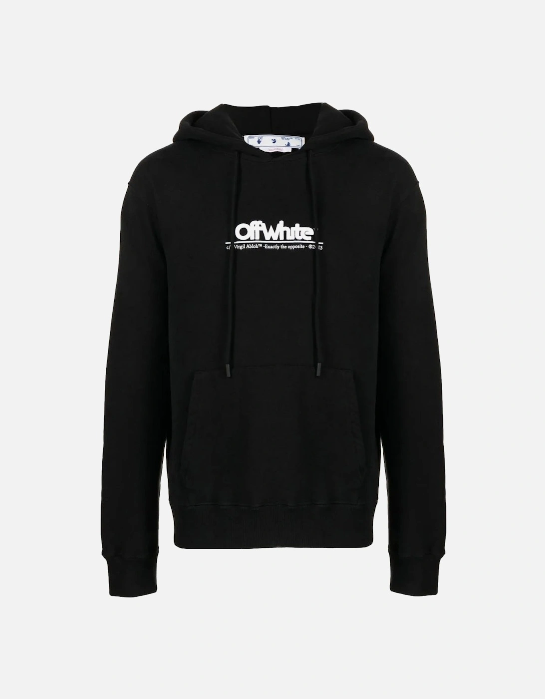 Off White Chunky Logo Slim Fit Black Hoodie, 3 of 2